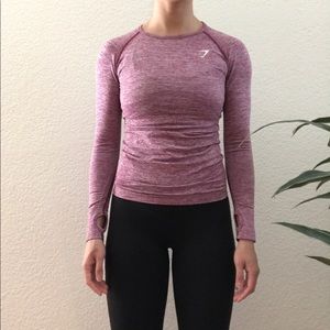 Gymshark Long Sleeve Shirt with Thumb Holes